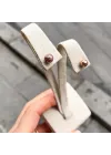 Kalem İşlemeli Top Küpe - 5mm