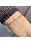 Tel Kıvırma Dorika Zincir İsim Bileklik - 4 Harf