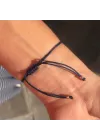 Tel Kıvırma İpli Harf Bileklik - 1 Harf
