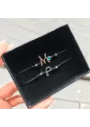 Tel Kıvırma İpli Harf Bileklik - 1 Harf