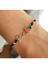 Tel Kıvırma Sonsuz İpli Harf Bileklik - 2 Harf