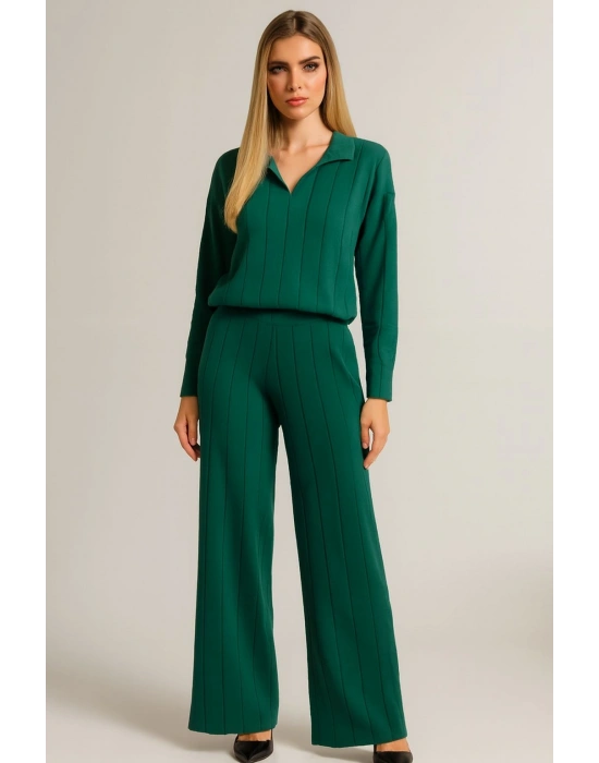 Standart Beden Polo Yaka Triko Takım