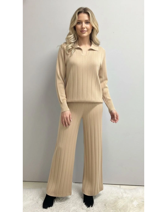 Standart Beden Polo Yaka Triko Takım