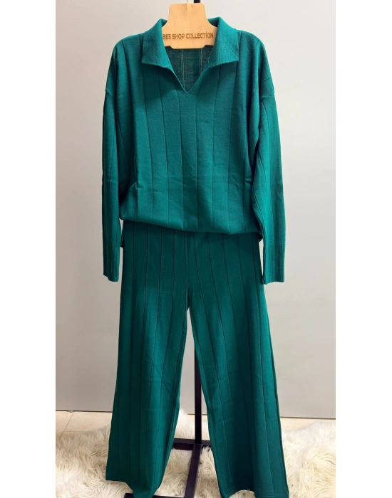 Standart Beden Polo Yaka Triko Takım