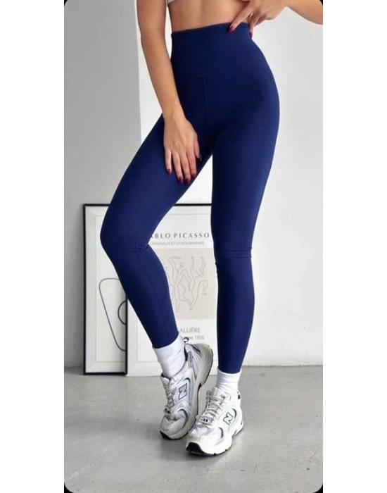 Yüksek Bel Toparlayıcı Şardonlu Tayt