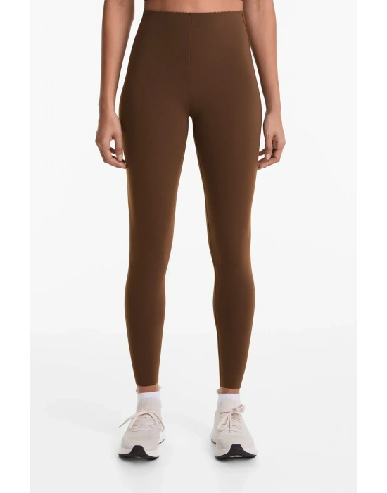 Yüksek Bel Toparlayıcı Şardonlu Tayt