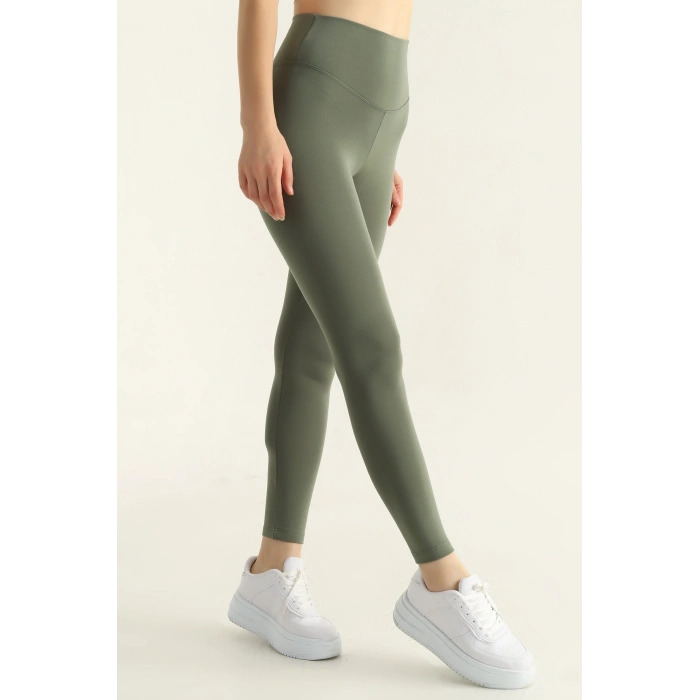 Yüksek Bel Toparlayıcı Şardonlu Tayt