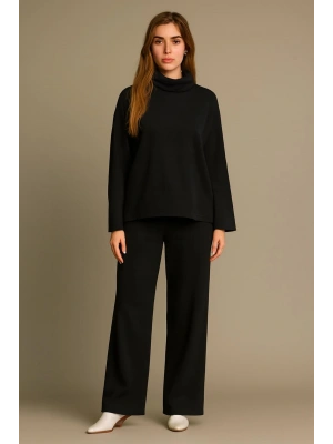 Selanik Kumaş Balıkçı Yaka Kadın Alt Üst Takım