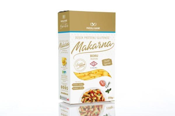 Mayalı Hane Düşük Proteinli Boru Makarna 250 gr