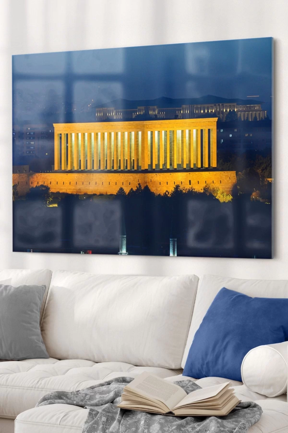 Anıtkabir | Ataturk Themed Glass Painting | 50x70cm