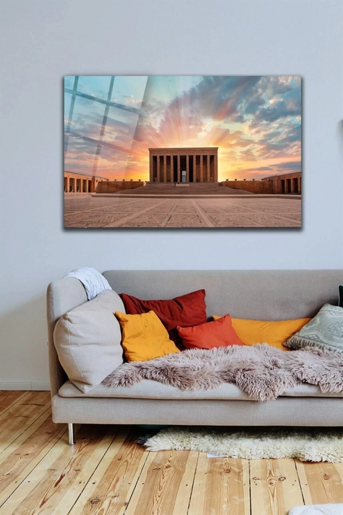 Anıtkabir Glass Painting Wall Decoration, Home Decoration, Wall Painting, Home Gift