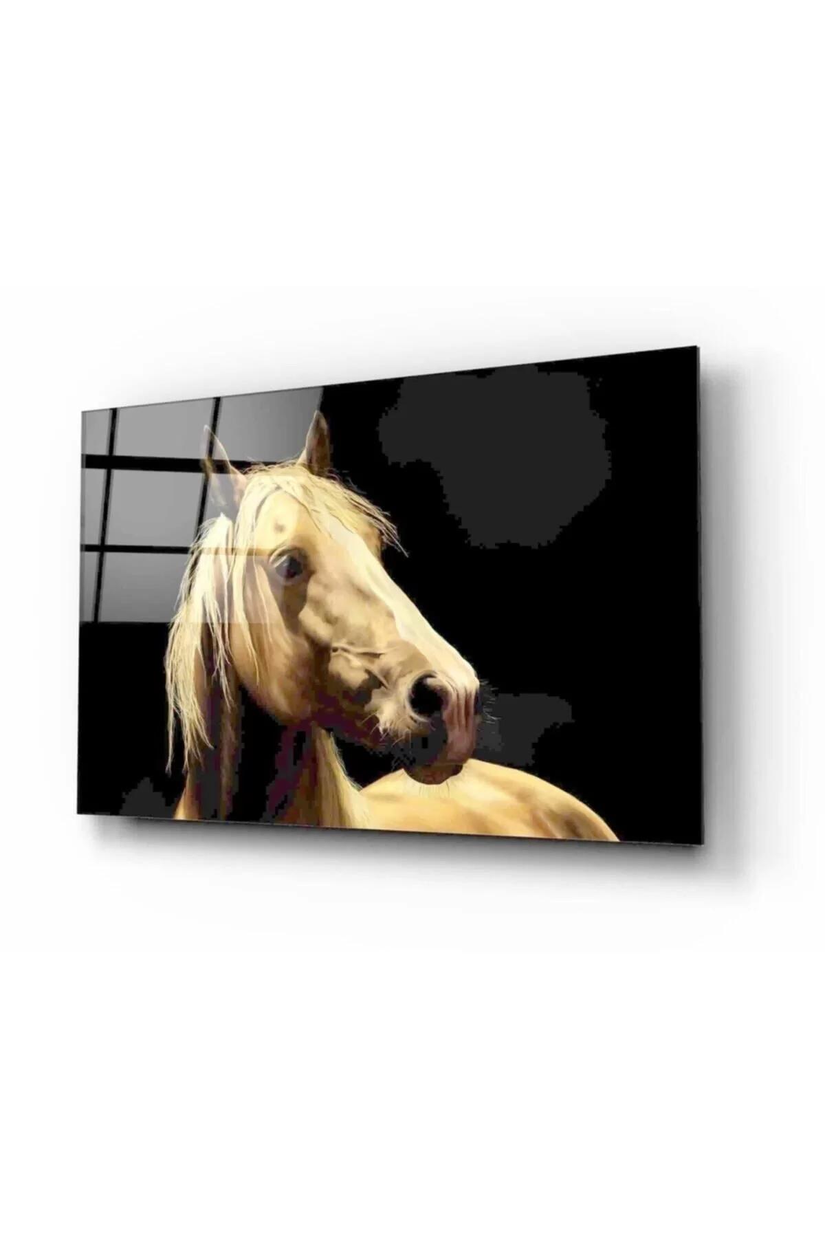 Horse Glass Painting