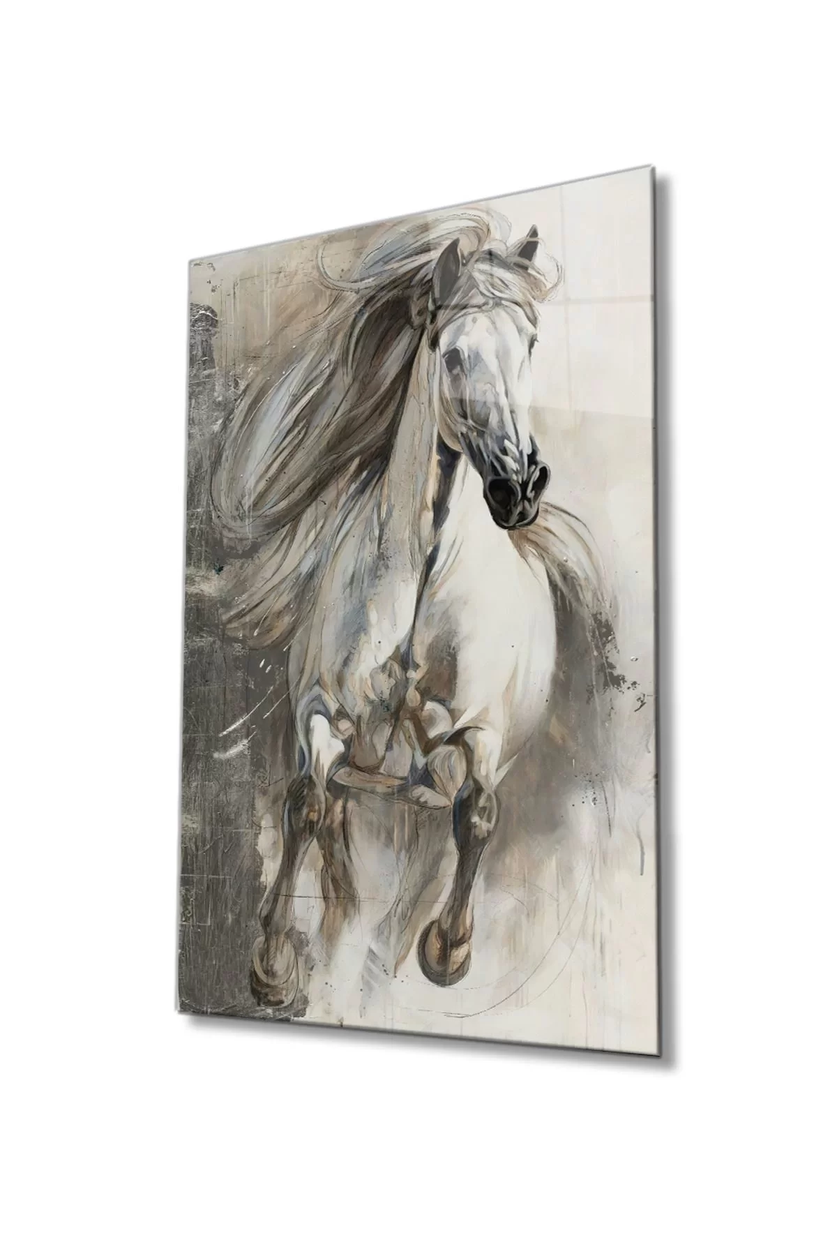 Horse Glass Painting