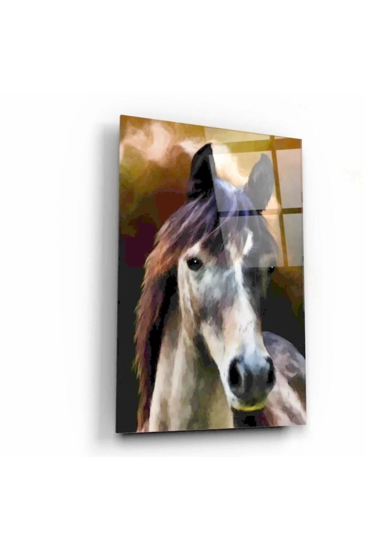 Horse Glass Painting