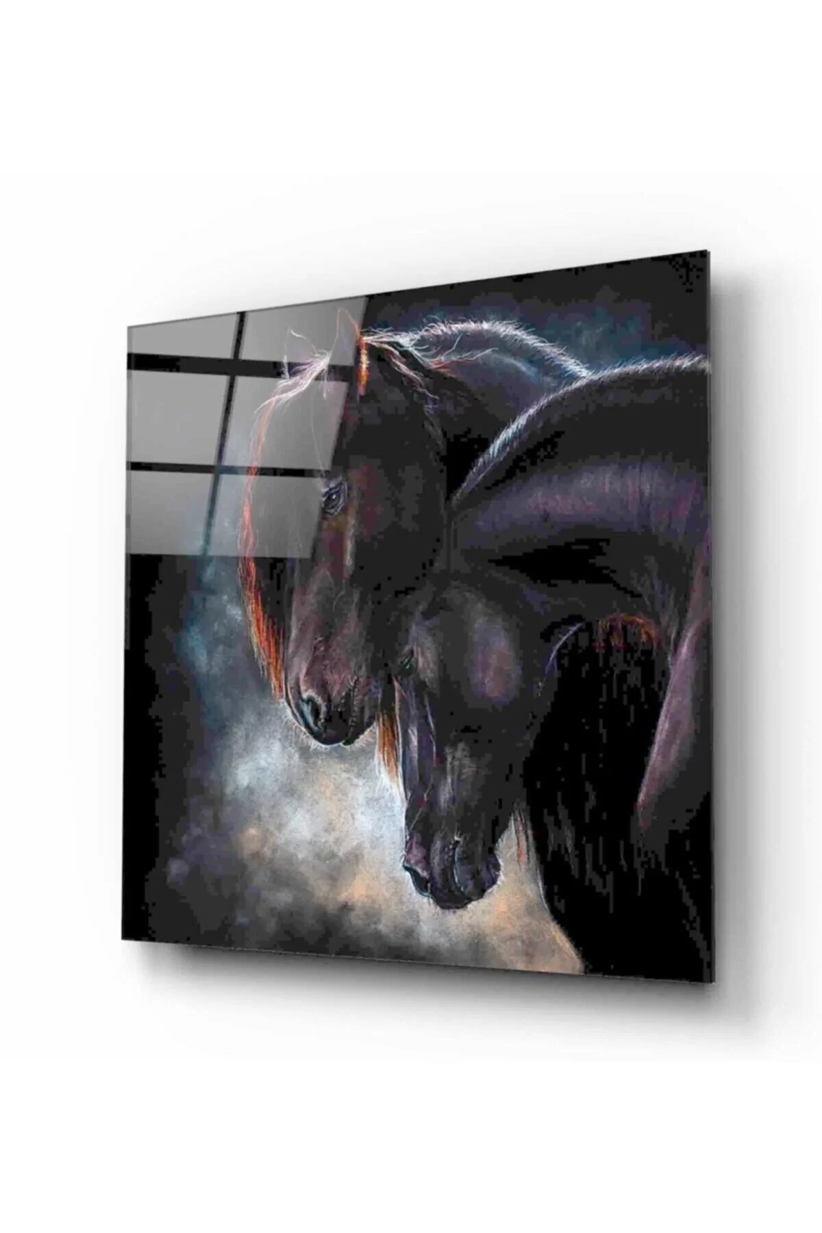 Horse Glass Painting