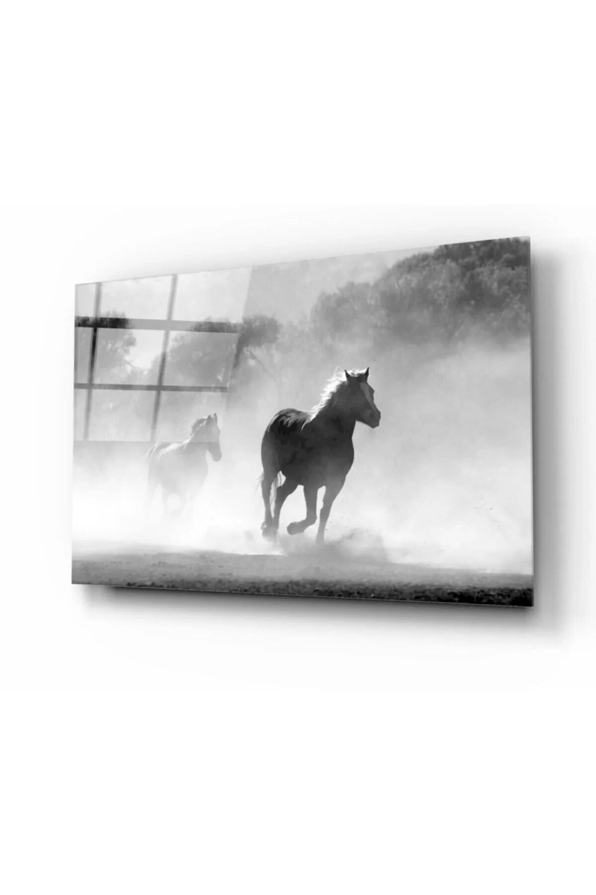 Horse Glass Painting