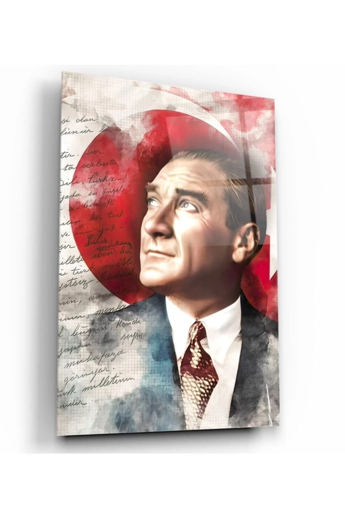 Ataturk Glass Painting