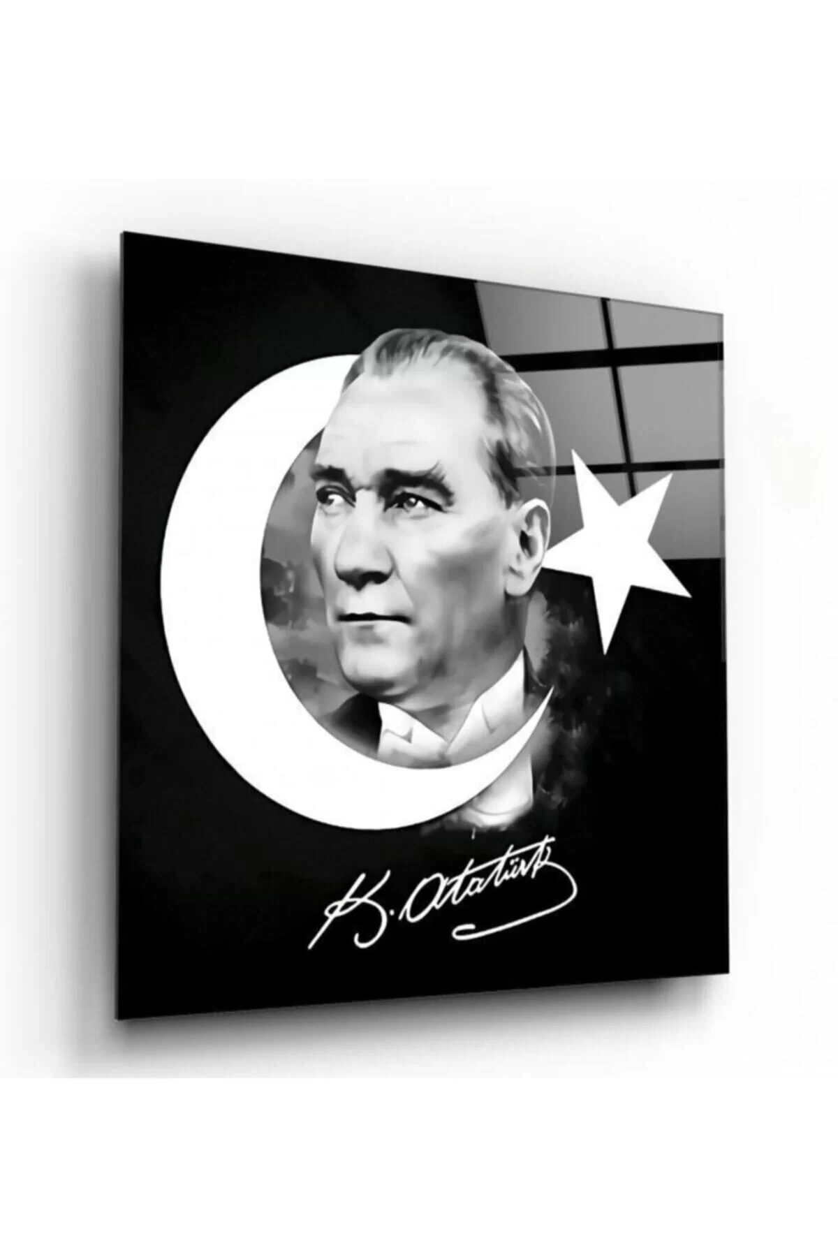 Ataturk Glass Painting