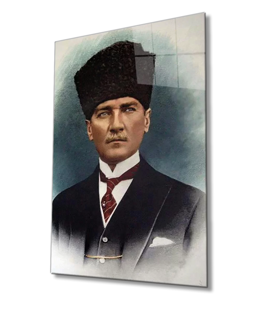 Ataturk Glass Painting