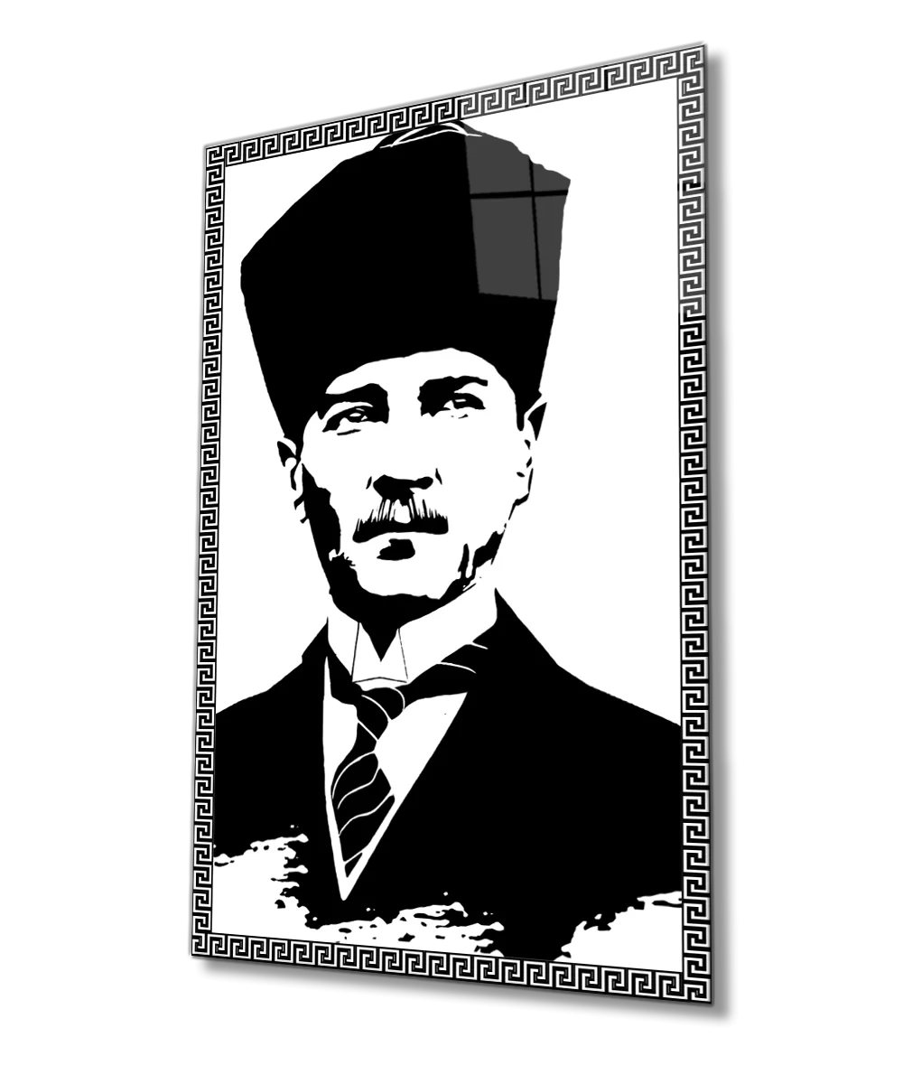 Ataturk Glass Painting