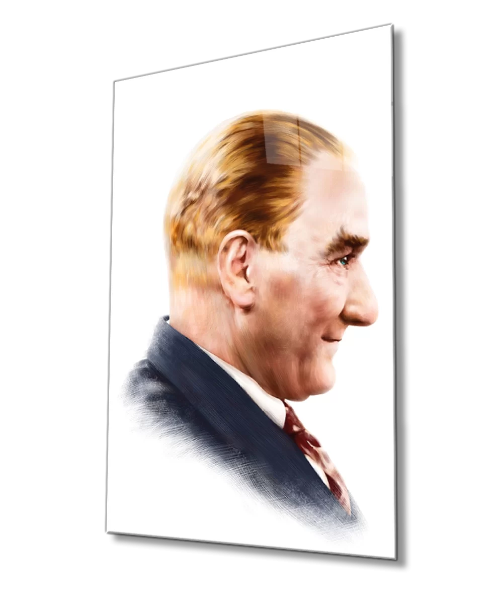 Ataturk Glass Painting