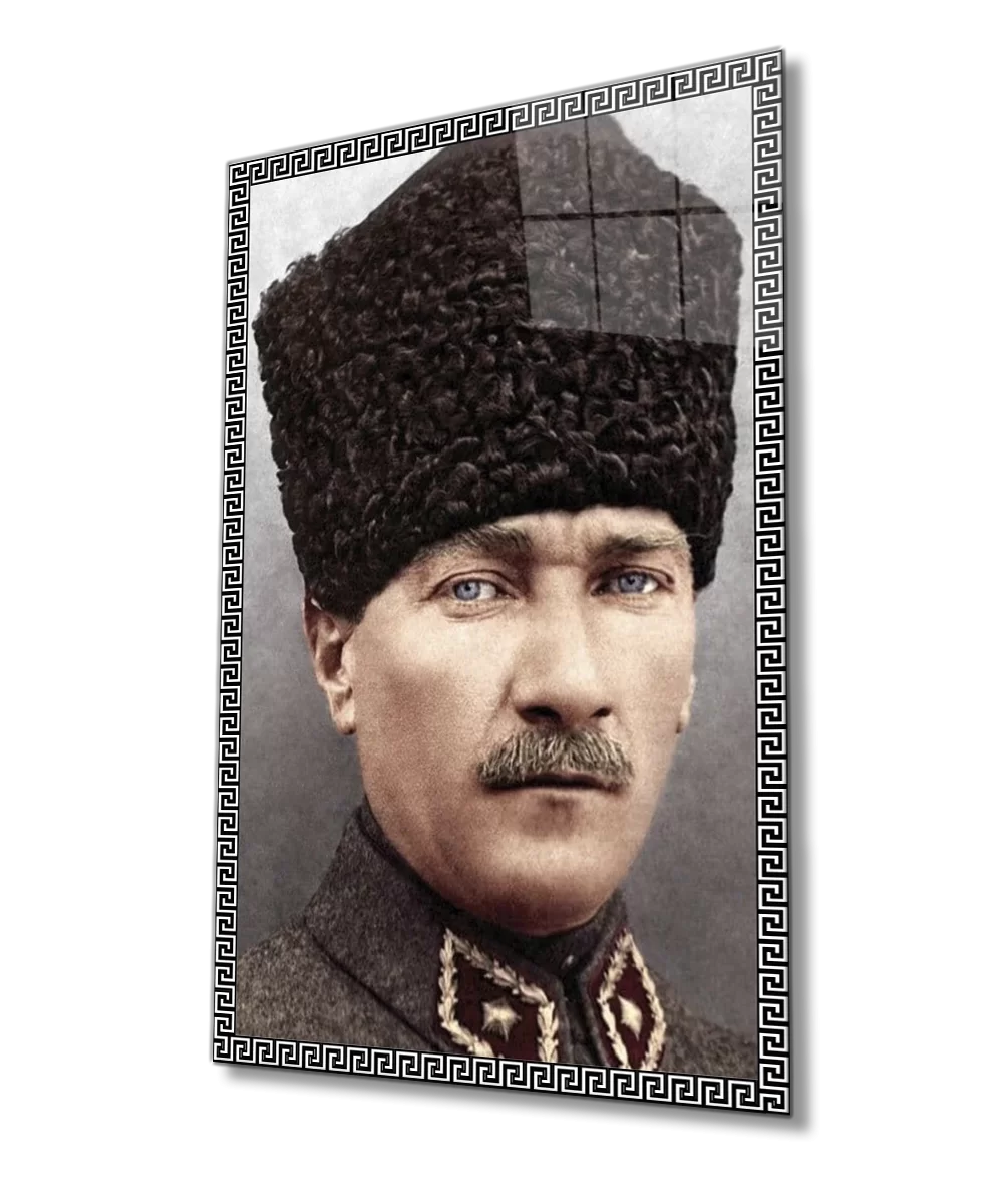 Ataturk Glass Painting