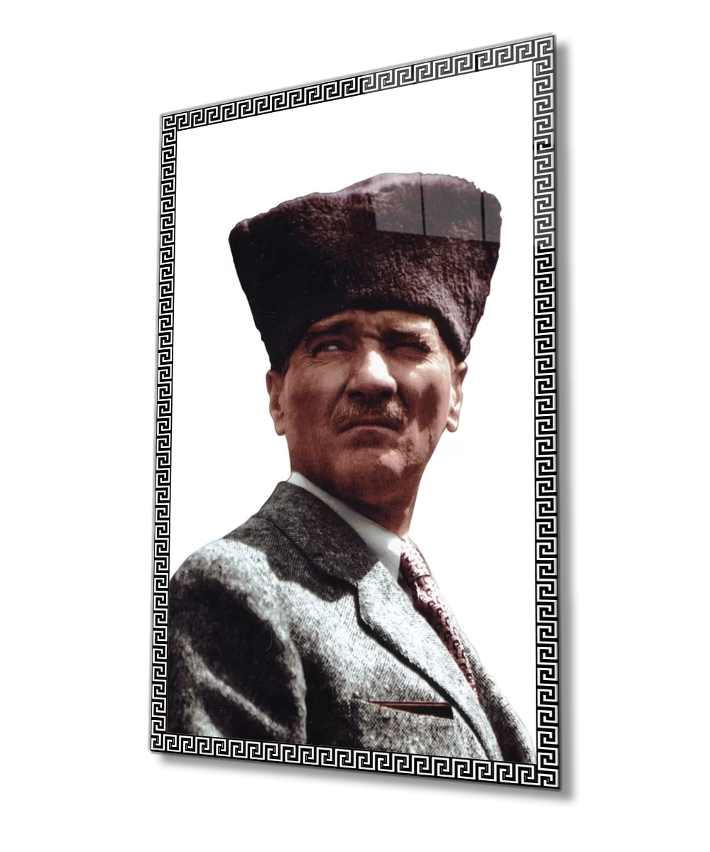 Ataturk Glass Painting