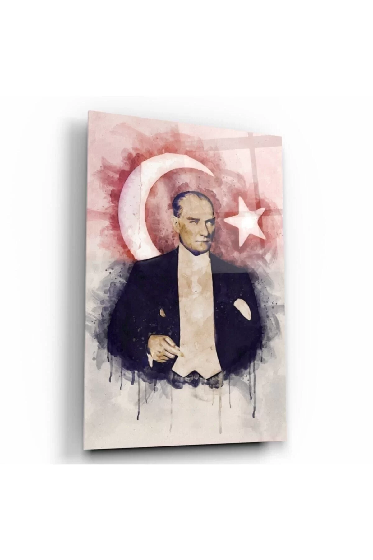 Ataturk Glass Painting