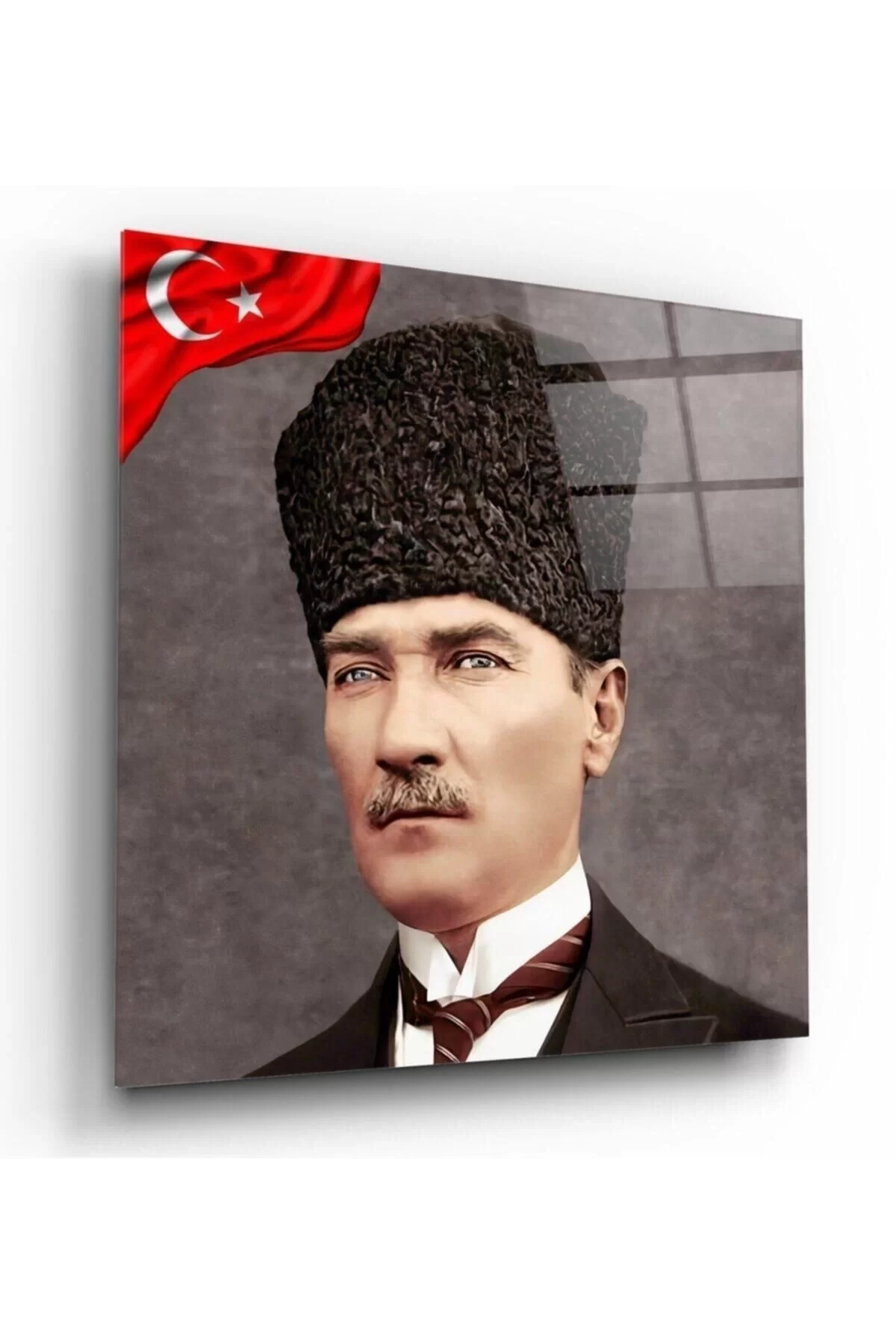 Ataturk Glass Painting