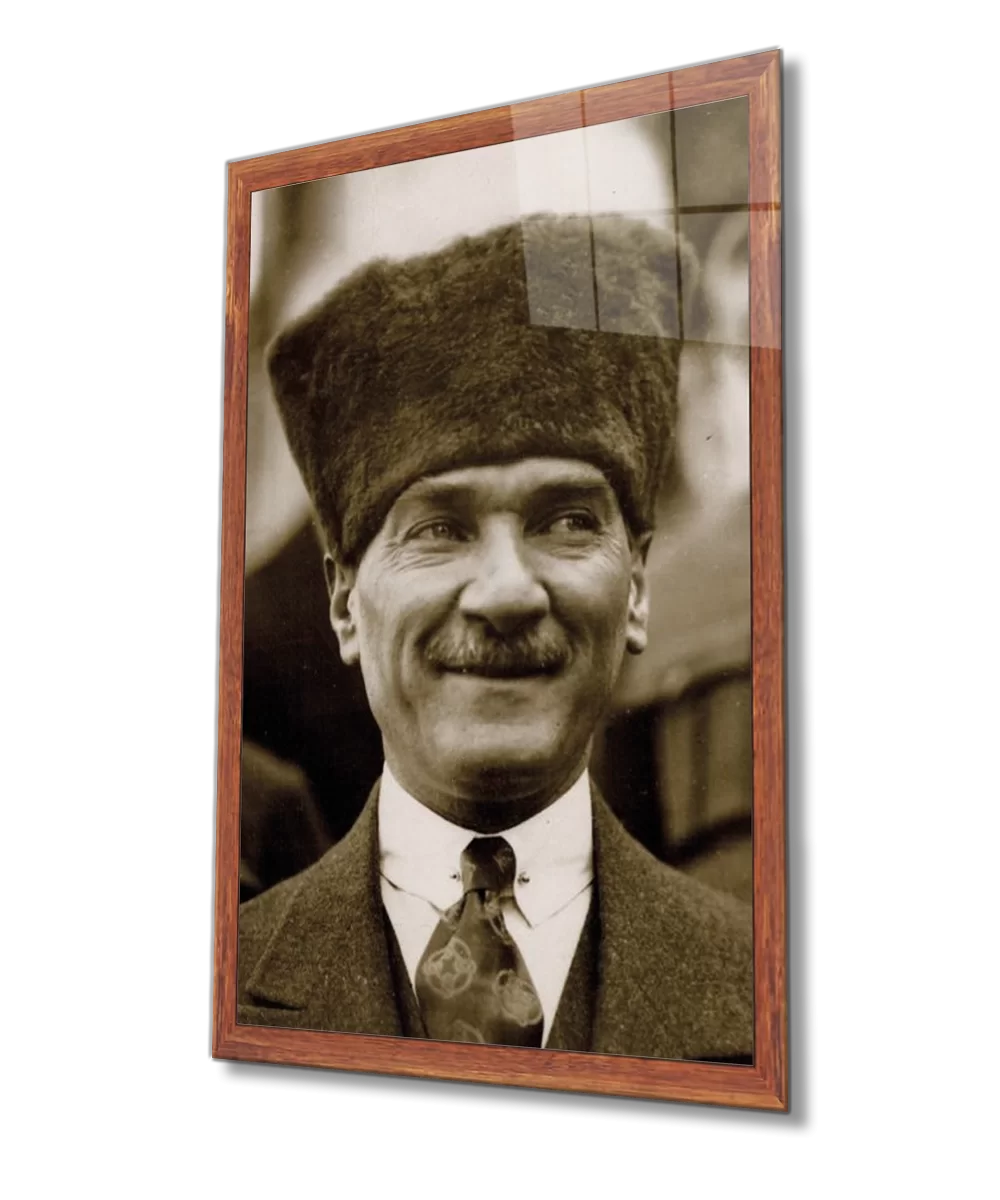 Ataturk Glass Painting