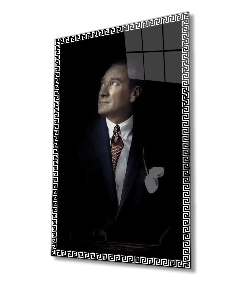 Ataturk Glass Painting