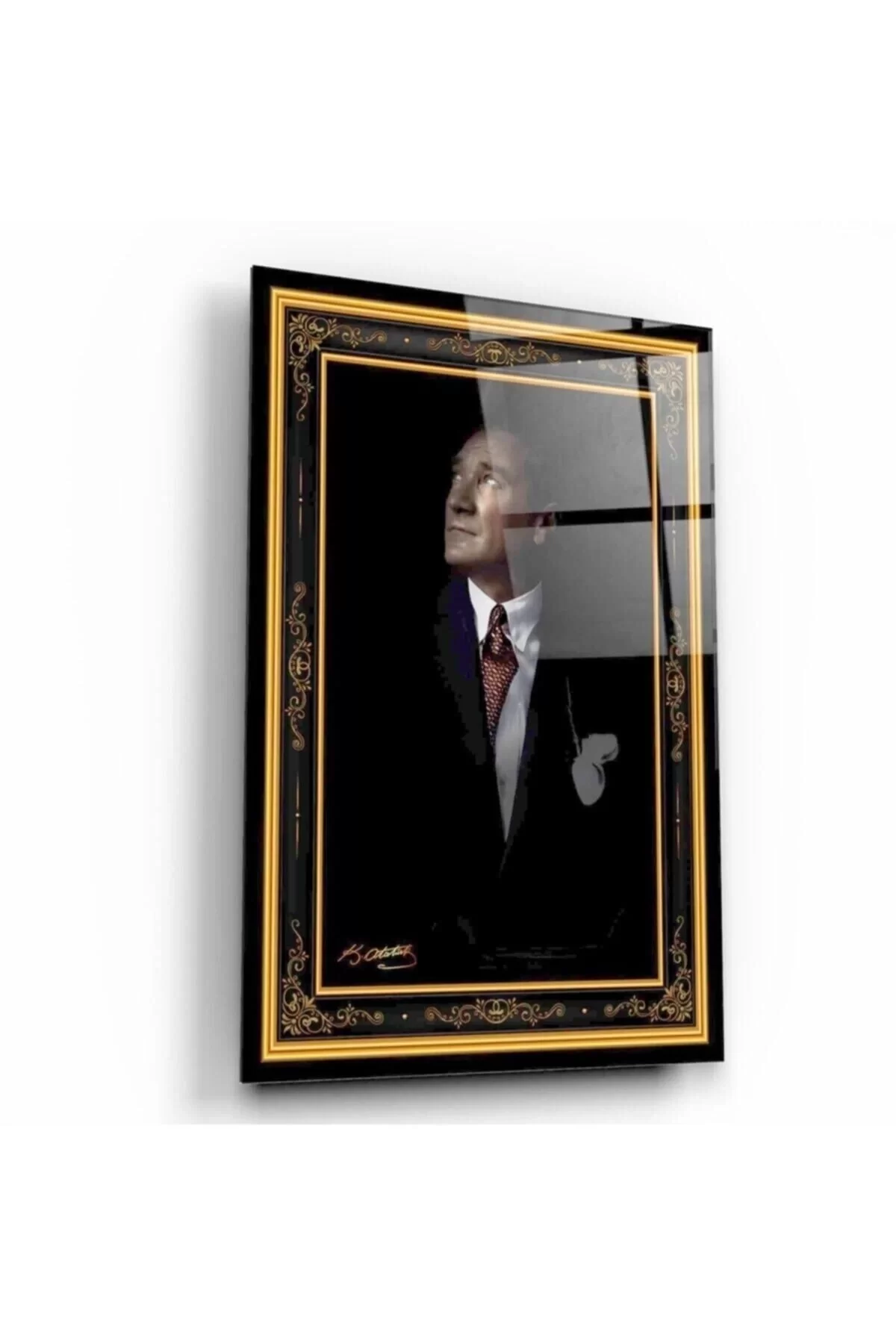 Ataturk Glass Painting