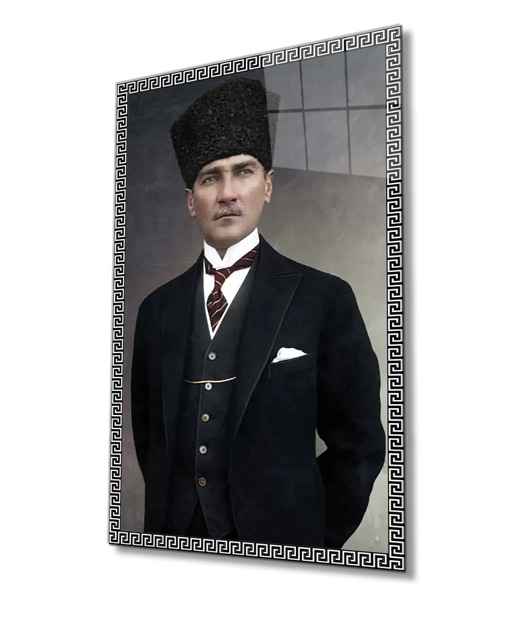 Ataturk Glass Painting