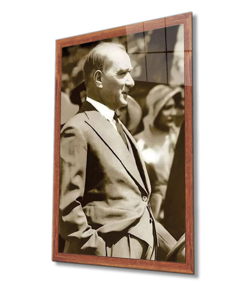 Ataturk Glass Painting