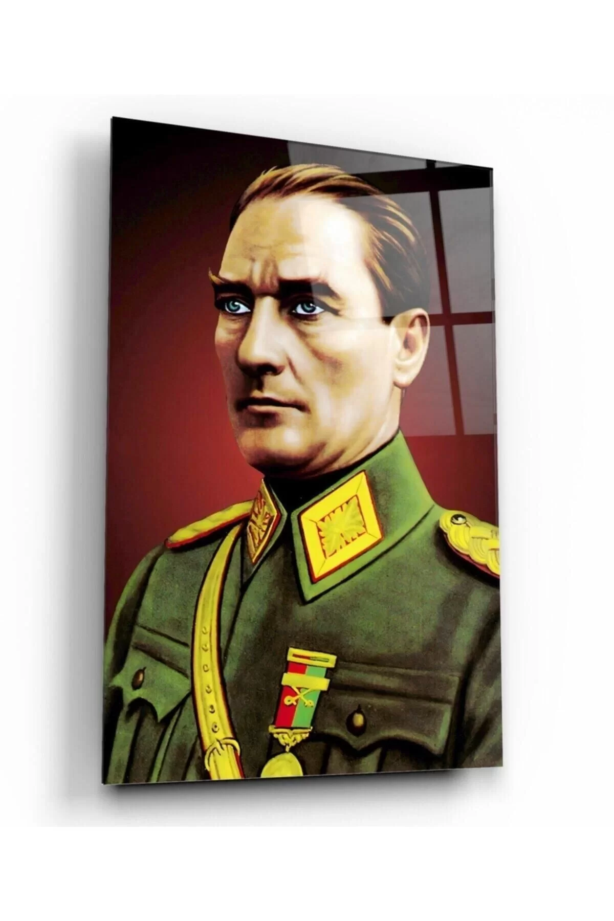 Ataturk Glass Painting