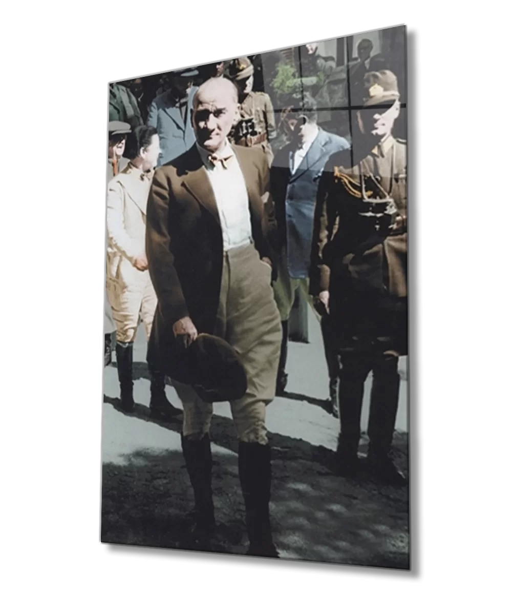 Ataturk Glass Painting