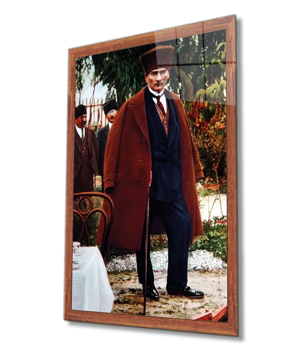 Ataturk Glass Painting