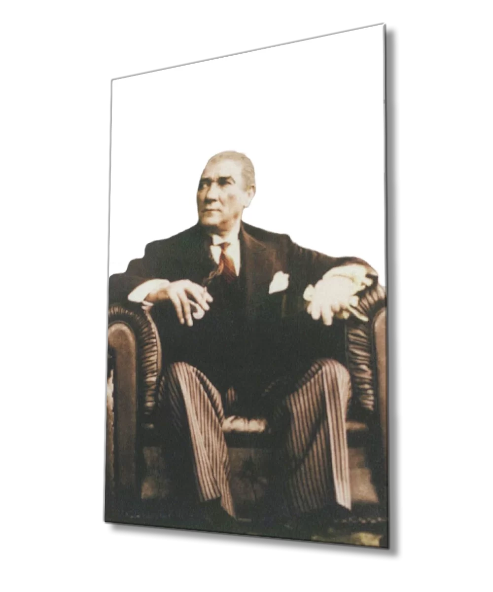 Ataturk Glass Painting