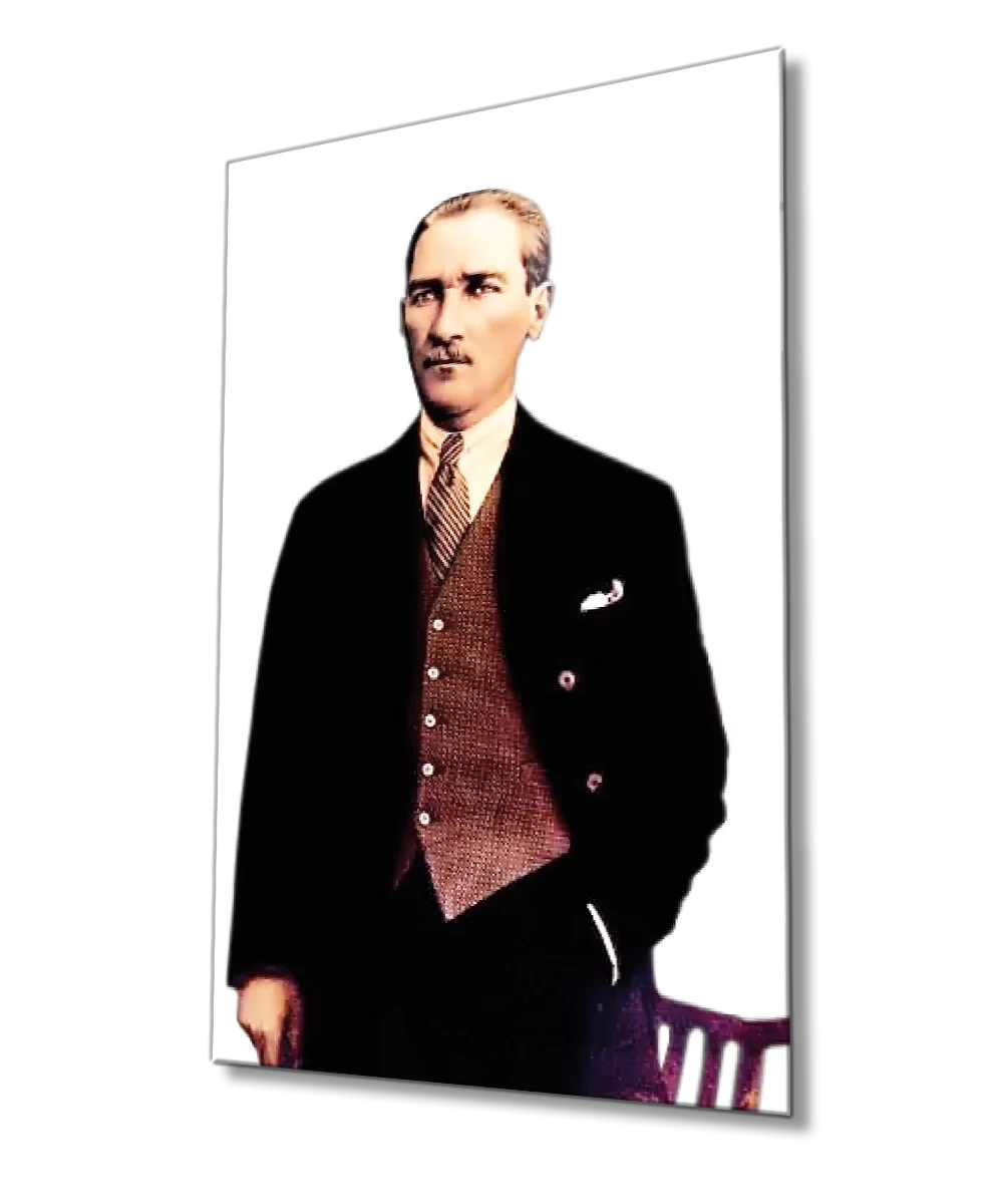 Ataturk Glass Painting