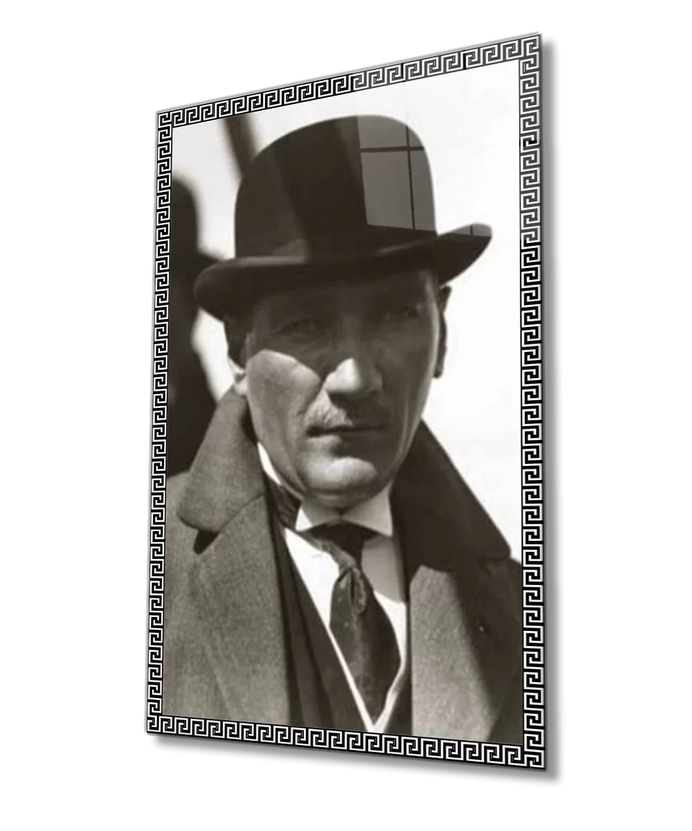 Ataturk Glass Painting