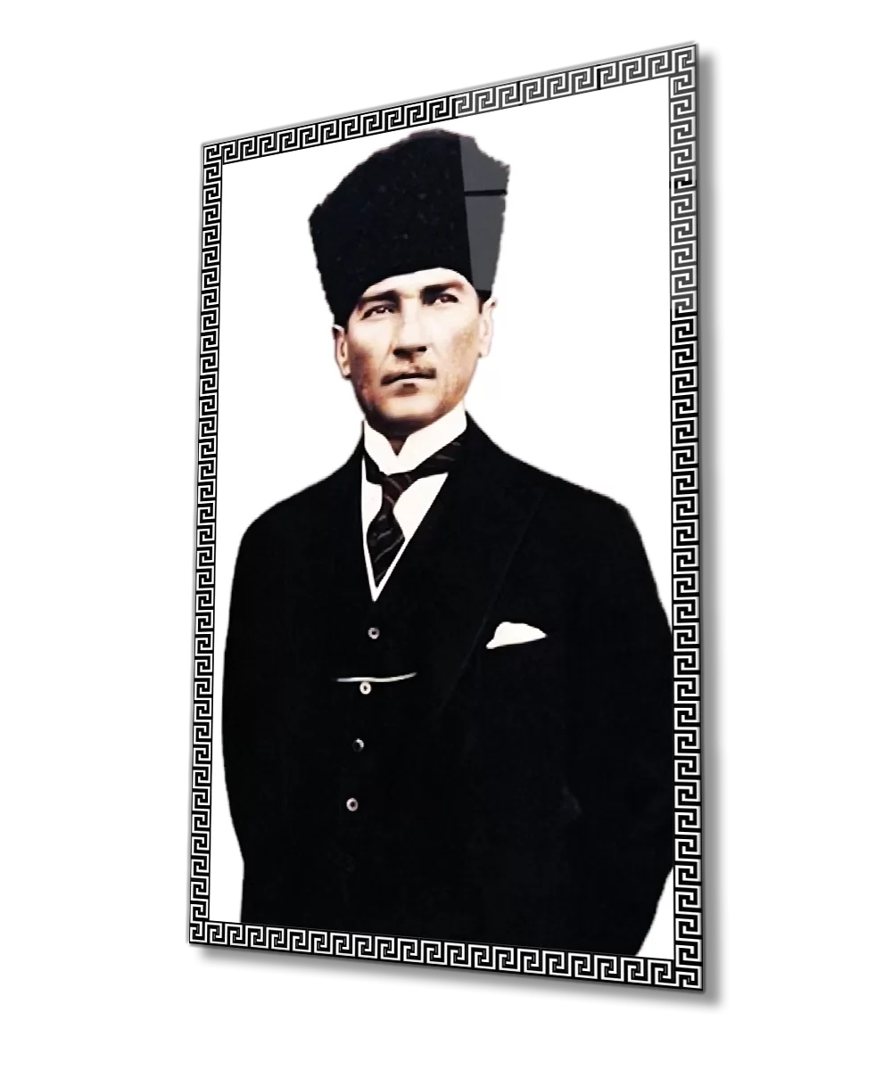 Ataturk Glass Painting