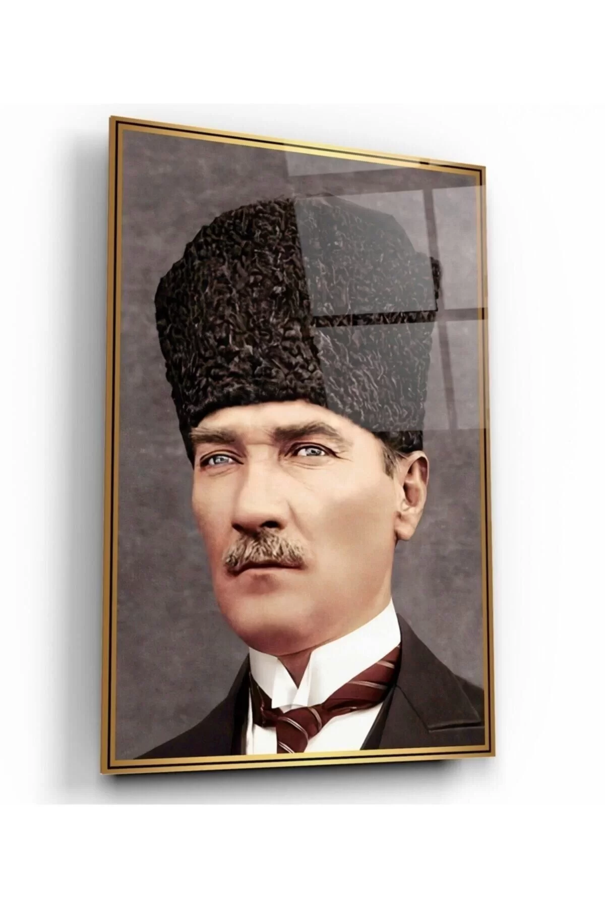 Ataturk Glass Painting