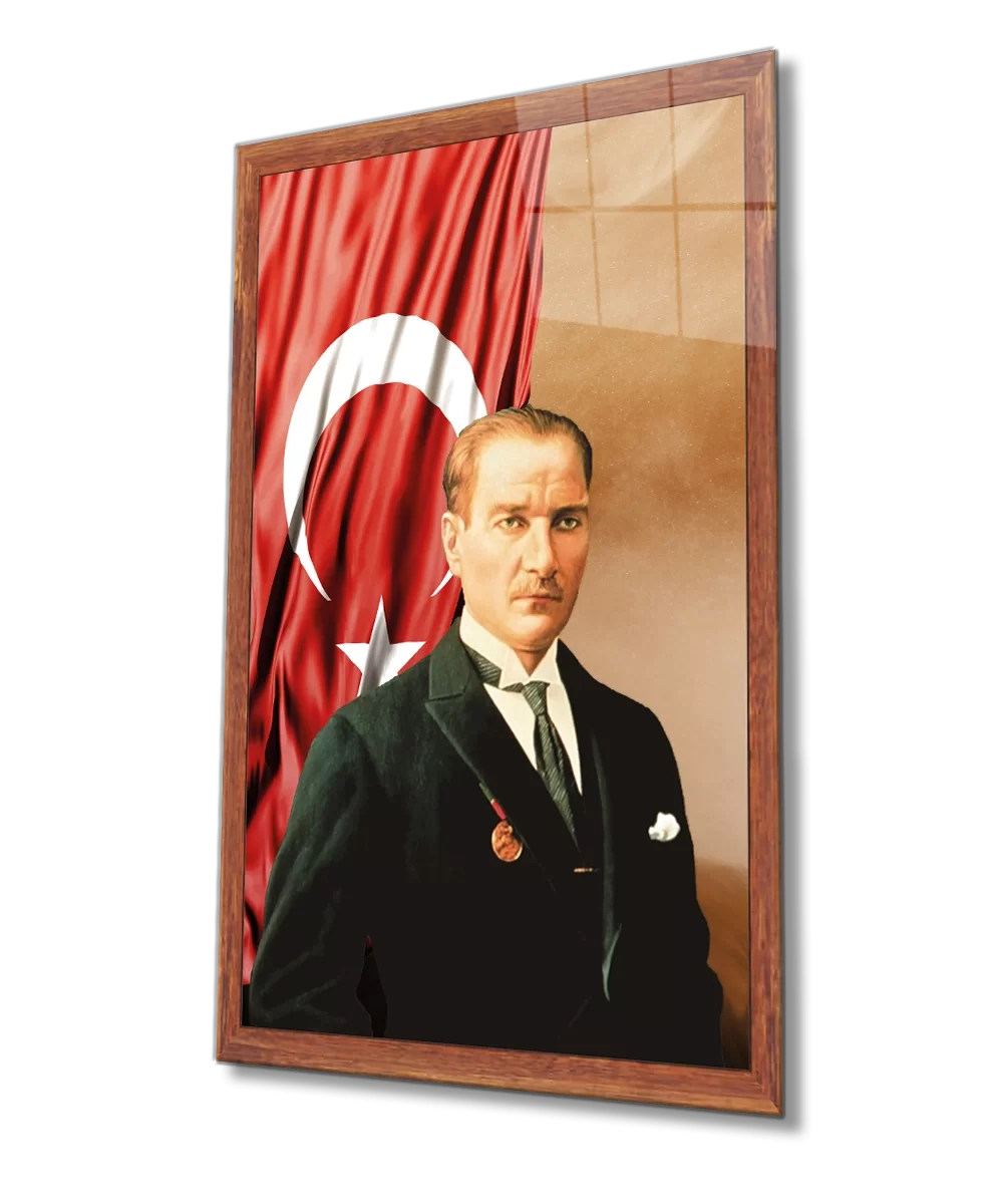 Ataturk Glass Painting