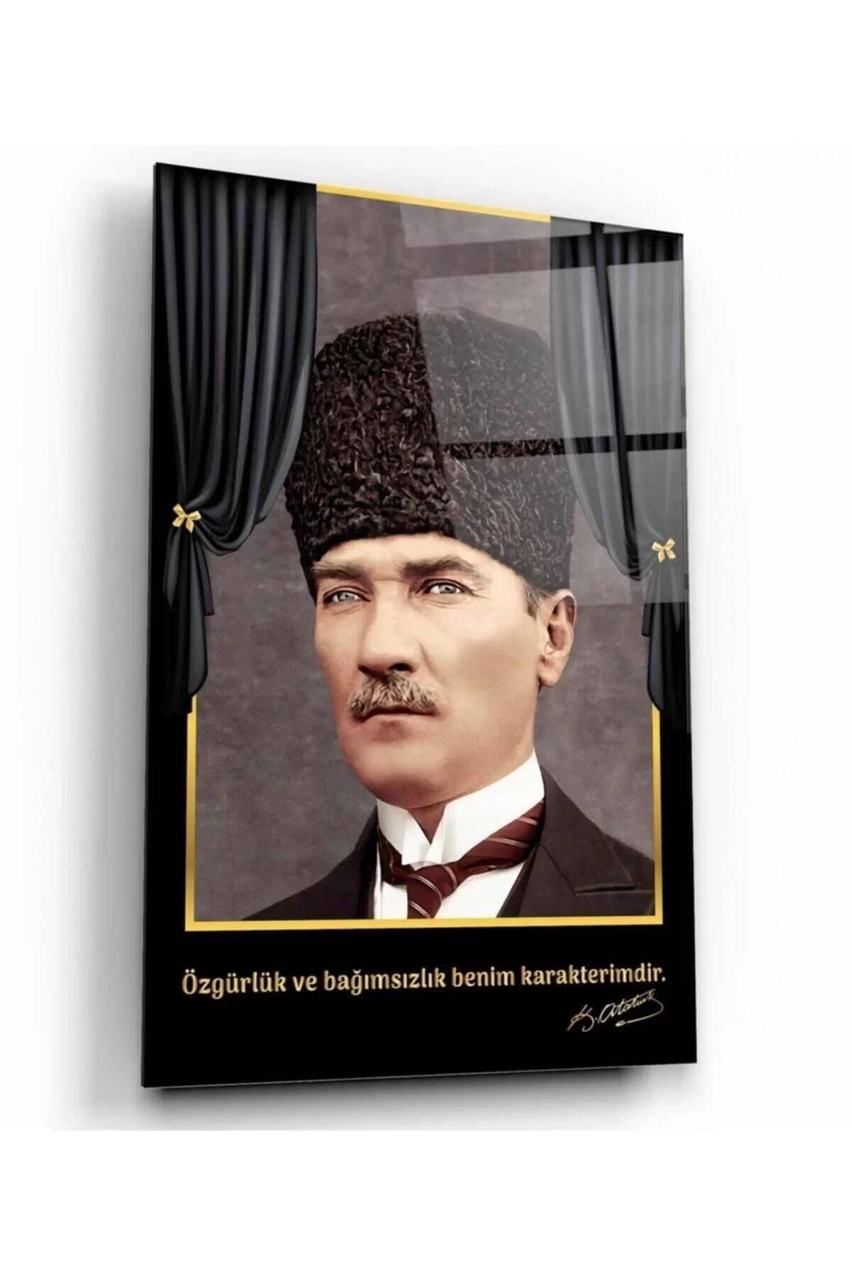 Ataturk Glass Painting