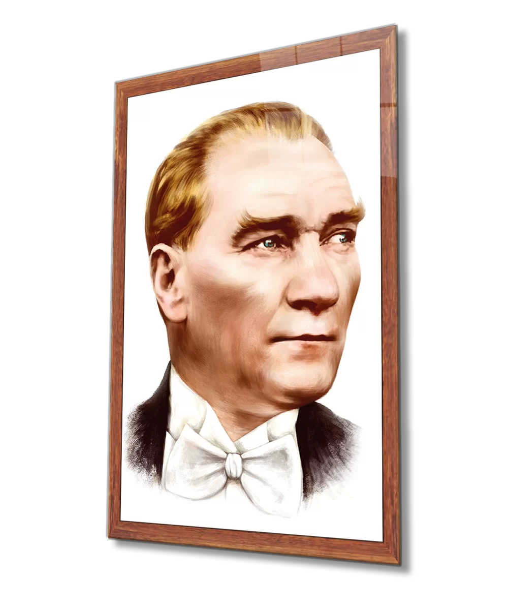 Ataturk Glass Painting