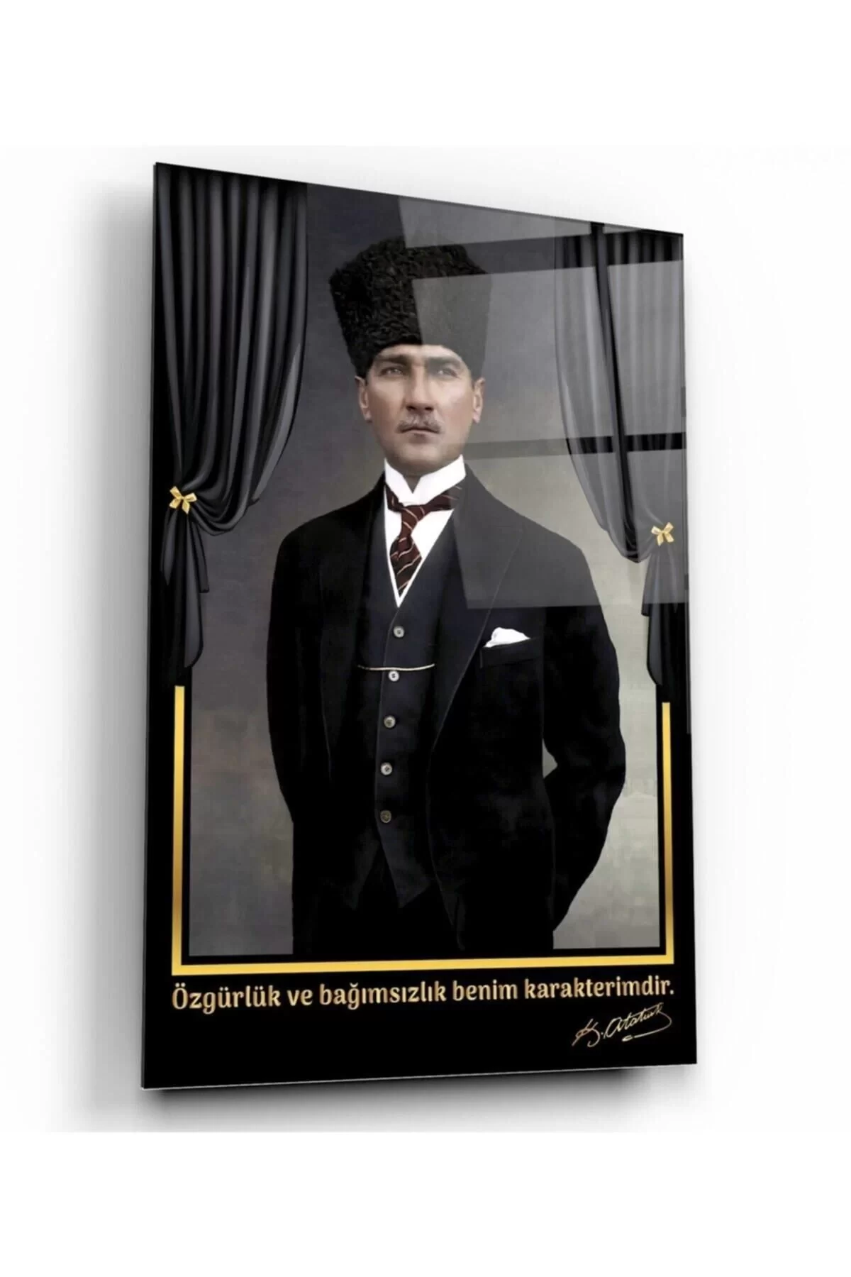 Ataturk Glass Painting