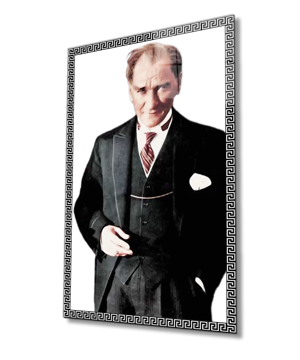 Ataturk Glass Painting