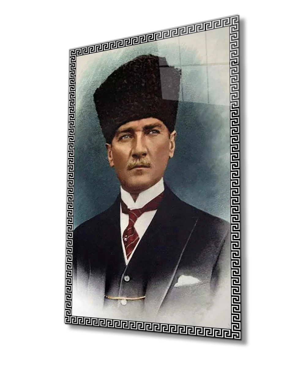 Ataturk Glass Painting