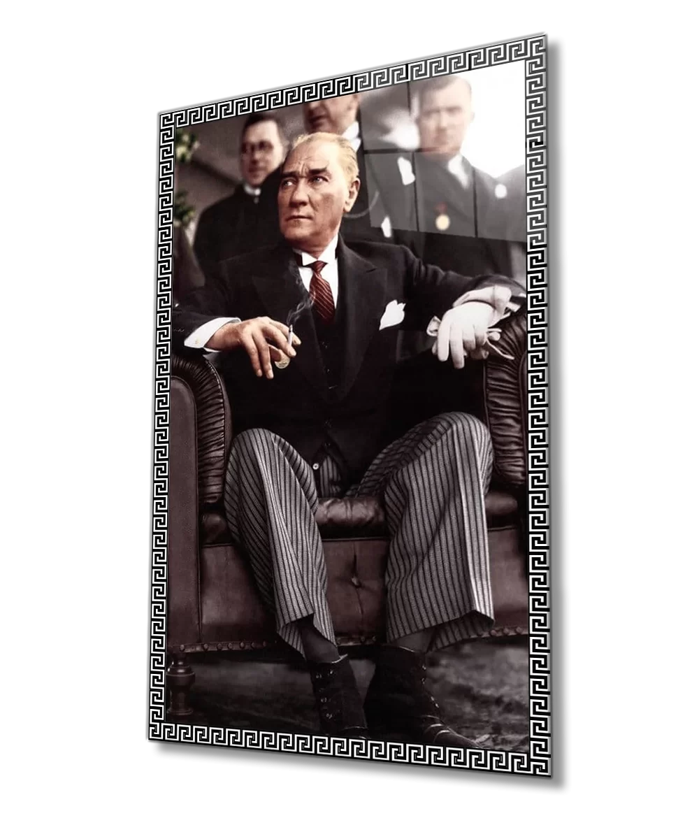 Ataturk Glass Painting