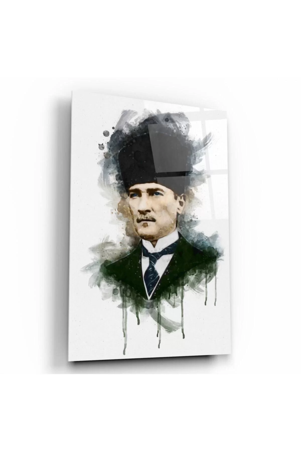 Ataturk Glass Painting